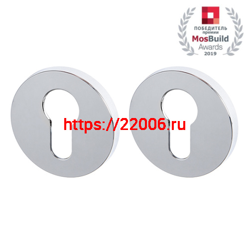 Накладка Armadillo (Армадилло) под цилиндр ET.R.URS52 (ET URS) CP-8 хром