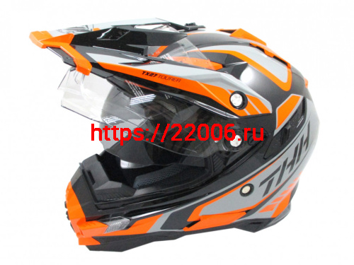 Мотошлем THH TX-27 №3 black/orange (XXL)