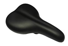Сиденье вело простое на пружинах 265х154мм, черное, вес-550г. (EPSD-40)
