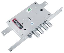 Замок Guardian (Гардиан) врезной сувальдный с защёлкой МАКСИМУМ ЗВ 21.12 ДТ с тягами (левый), 5 кл. /123:0219/