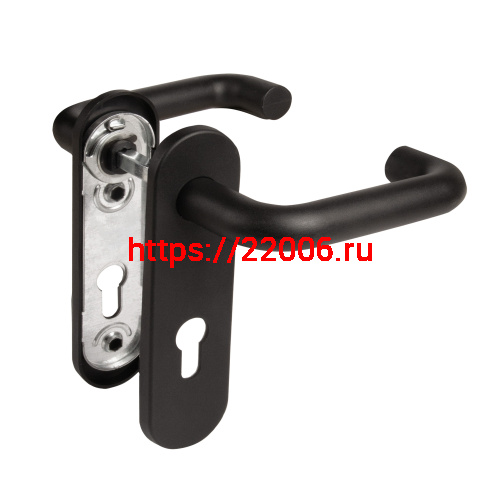 Ручка Fuaro (Фуаро) дверная FP.DH172.0433 NE (B2B) (9x140) с пружиной BL-24 черный Ручка Fuaro (Фуаро) дверная FP.DH172.0433 NE (B2B) (9x140) с пружиной BL-24 черный