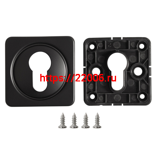 Накладка Fuaro (Фуаро) на цилиндр ESC.C.MSC/K.62 BL-24 черный (1 шт.) фото 2 Накладка Fuaro (Фуаро) на цилиндр ESC.C.MSC/K.62 BL-24 черный (1 шт.) фото 2