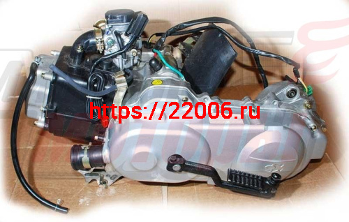 Двигатель 80см3 HX139QMB скутер, длинная ось (FT50QT-10) короткий вариатор(40см) Двигатель 80см3 HX139QMB скутер, длинная ось (FT50QT-10) короткий вариатор(40см)