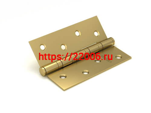 Петля Fuaro (Фуаро) универсальная IN4400U SB (4BB 100x75x2,5) мат. золото Петля Fuaro (Фуаро) универсальная IN4400U SB (4BB 100x75x2,5) мат. золото