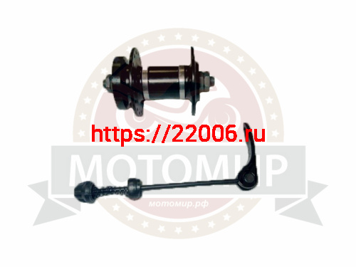 Втулка задняя MTB алюм. под трещ. 3/8"14G*32Н*135 на промоподш., с эксцент, под диск, черн (GB10RQS) Втулка задняя MTB алюм. под трещ. 3/8"14G*32Н*135 на промоподш., с эксцент, под диск, черн (GB10RQS)