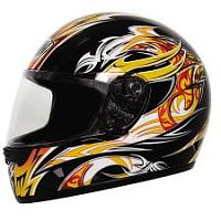 Мотошлем THH TS-38 №3 black/yellow (S)