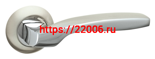 Ручка Fuaro (Фуаро) раздельная R.AR54.BOSTON (BOSTON AR) 140mm SN/CP-3 матовый никель/хром Ручка Fuaro (Фуаро) раздельная R.AR54.BOSTON (BOSTON AR) 140mm SN/CP-3 матовый никель/хром