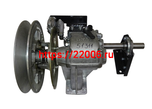 Коробка реверса мотобуксировщика (длинный ВАЛ) в СБОРЕ С ДИСКОМ РЕВЕРСА и ТОРМОЗОМ пр-во Рыбинск фото 2