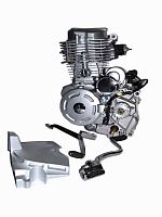 Двигатель 150см3 162FMM CG-150, (пат. карб., рычаг кик., крышка ведущей звезды)