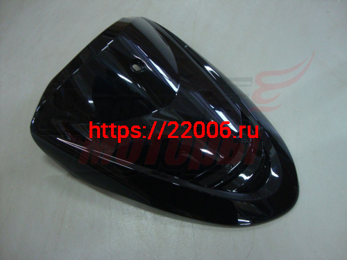 Облицовка передняя верхняя YB50QT-3 Racer Meteor/ ACTIV (ВНИЗУ РЕШЁТКА) чёрная