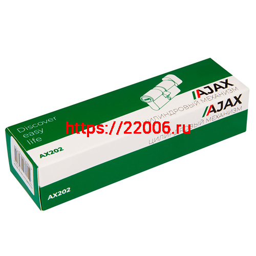 Цилиндровый Ajax (Аякс) механизм (AX202/100) AX2002Knob100 (45+10+45) CP хром с вертушкой фото 2 Цилиндровый Ajax (Аякс) механизм (AX202/100) AX2002Knob100 (45+10+45) CP хром с вертушкой фото 2