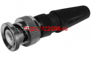 BNC штекер прямой под винт BNC штекер прямой под винт