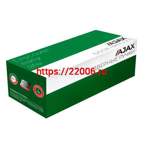 Ручка Ajax (Аякс) раздельная R.JR54.SIGMA (SIGMA JR) CP-8 хром 140мм фото 3 Ручка Ajax (Аякс) раздельная R.JR54.SIGMA (SIGMA JR) CP-8 хром 140мм фото 3