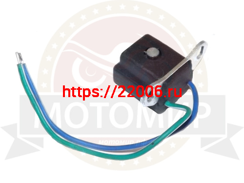 Датчик холла 1Р39 (для 2 кат.DY100) 2 провода снизу Suzuki AD50 (НАБОР)