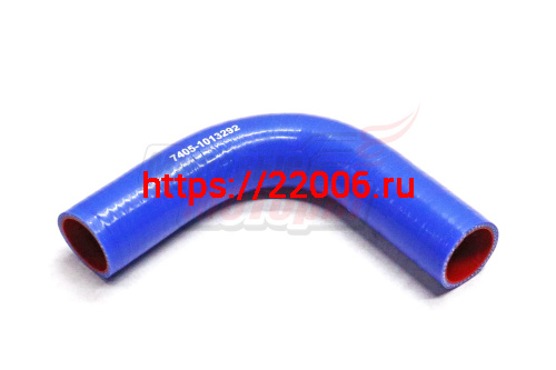 Патрубок теплообменника КАМАЗ, силикон.,синий,армир. L288мм,d32мм. (HH031) Патрубок теплообменника КАМАЗ, силикон.,синий,армир. L288мм,d32мм. (HH031)