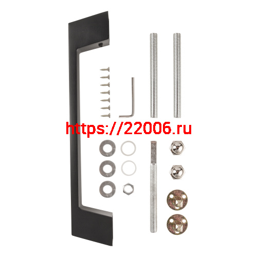 Ручка-скоба Punto (Пунто) PULL.ARC.TITAN BL-24 черный фото 2