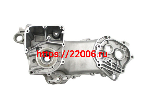 Картер двигателя 50сс 139QMB короткая база левый под 10" колесо Картер двигателя 50сс 139QMB короткая база левый под 10" колесо