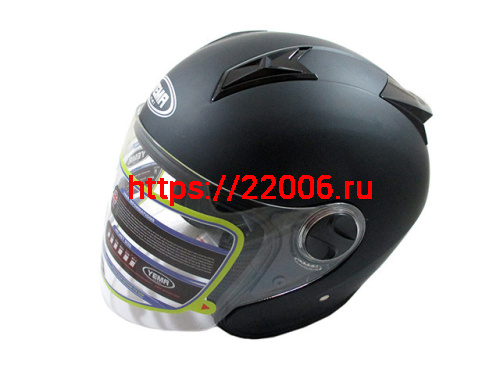 Мотошлем YM-616 черный матовый (М) Мотошлем YM-616 черный матовый (М)
