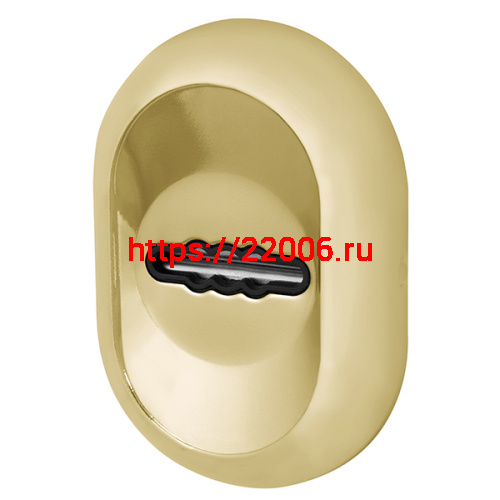 Накладка Fuaro (Фуаро) под сувальдный ключ ESC-13S с автоматическими шторками GP-золото (2шт. в уп.,отгр. по 1 шт)