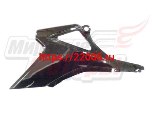 Облицовка боковая задняя правая верхняя черная ENDURO-02