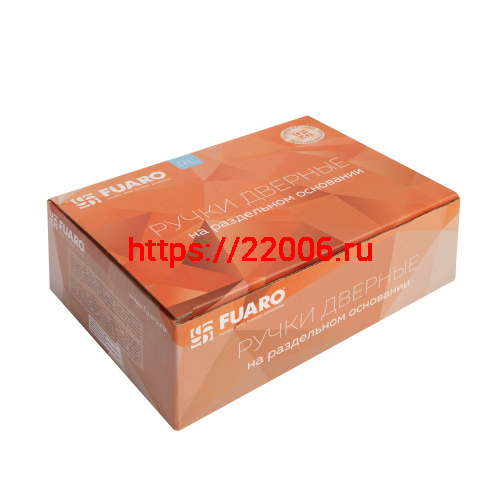 Ручка Fuaro (Фуаро) раздельная K.RL52.ABRASIVE BL-24 черный квадрат 140 мм фото 2