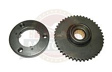 Муфта обгонная эл. стартера 1P56 FMJ YX140  в сборе (со звездой) (D00I020+242-10-21)