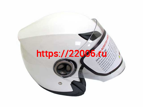 Мотошлем YM-619 белый (XL) Мотошлем YM-619 белый (XL)