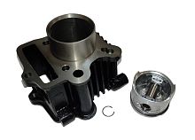 Цилиндр в сборе "Альфа, Zodiak70" 47 мм МАРК49.5 куб (цилиндр+поршень+палец+кольца)