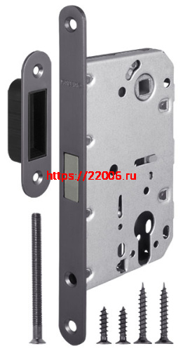 Замок межкомнатный Fuaro (Фуаро) под цилиндр MAGNET M85C-50 GR (графит) Замок межкомнатный Fuaro (Фуаро) под цилиндр MAGNET M85C-50 GR (графит)