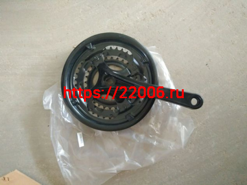 Шатуны 28/38/48Tх170мм, сталь в пластике, цвет черный (ETCW-07) Шатуны 28/38/48Tх170мм, сталь в пластике, цвет черный (ETCW-07)