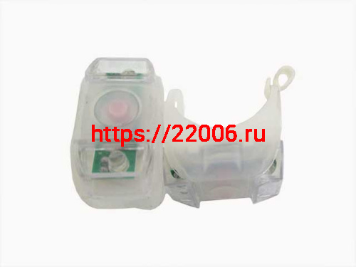 Фонарь 2 диода, 3 режима, силикон белый, с батарейками, HL-009, свет диода белый (2шт-компл) Фонарь 2 диода, 3 режима, силикон белый, с батарейками, HL-009, свет диода белый (2шт-компл)