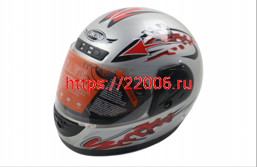 Шлем CONCORD XZF03 серебристый "XL(61-62)" (интеграл) фото 2
