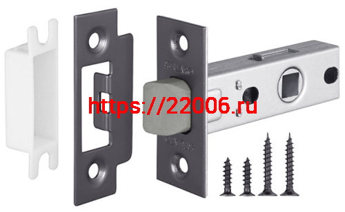 Защелка Fuaro (Фуаро) врезная PLASTP12-45-25 GR графит