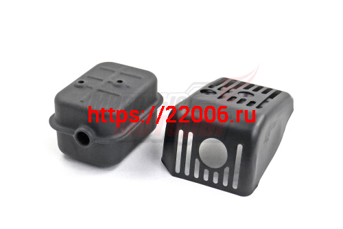 Глушитель в сборе 1P70FV-B (ОРИГИНАЛ, "LIFAN")