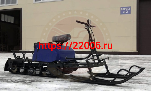 Мотобуксировщик компактный ЛИДЕР-СИГМА-2Е, 8+ л.с, с лыж. модул. с электростартером, TAV2-40 фото 2