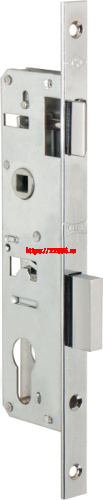 Корпус Kale kilit (Кале килит) узкопрофильного замка с защёлкой 153/P (30 mm) w/b (хром) Корпус Kale kilit (Кале килит) узкопрофильного замка с защёлкой 153/P (30 mm) w/b (хром)