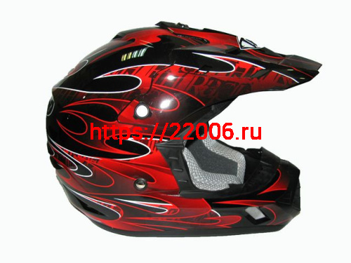 Мотошлем THH TX-12 №3 black/ red (S) kids Мотошлем THH TX-12 №3 black/ red (S) kids