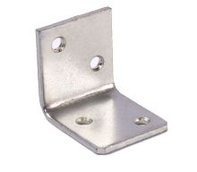 Уголок skobis (СКОБИС) мебельный 28 (28x28x25x2) цинк белый