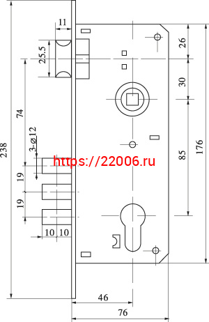 Замок цилиндровый Fuaro (Фуаро) с в комплекте с ручкой LOCKSET.9013 (SET F9011) SN/CP мат.никель фото 3 Замок цилиндровый Fuaro (Фуаро) с в комплекте с ручкой LOCKSET.9013 (SET F9011) SN/CP мат.никель фото 3
