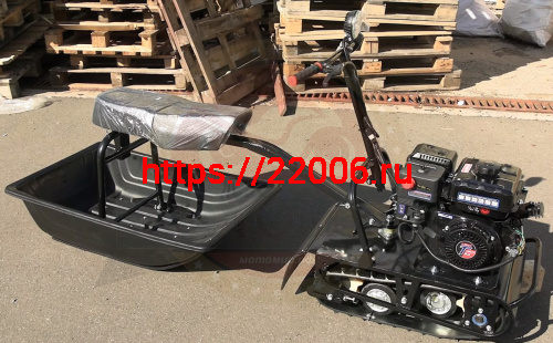 Мотобуксировщик компактный БЕЛКА - 8LE л.с., с ФАРОЙ и ЭЛЕКТРОСТАРТЕРОМ