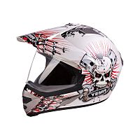 Мотошлем YM-911 белый (ХS)