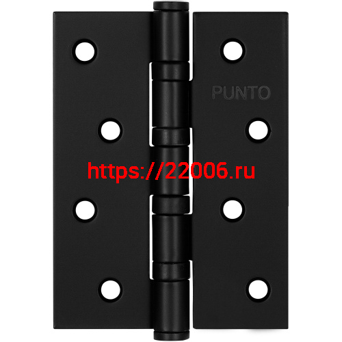 Петля Punto (Пунто) универсальная IN4100U BL (4B 100х70х2.5) черный Петля Punto (Пунто) универсальная IN4100U BL (4B 100х70х2.5) черный