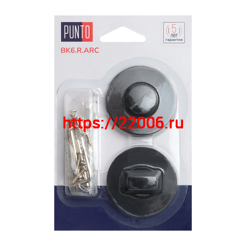 Ручка Punto (Пунто) поворотная BK6.R.ARC.R52 (BK6 ARC) BL-24 черный фото 2