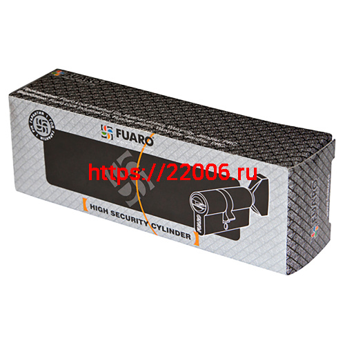 Цилиндровый Fuaro (Фуаро) механизм (100 CM/80) 1000CMKnob80(35+10+35) CP хром 3Key с вертушкой фото 2