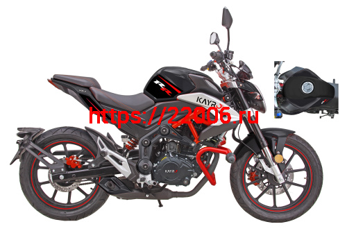 Мотоцикл  KAYRO "ROADSTER" 250cc (166FMM, баланс. вал,торм.пер/зад.диск, вилка перев.типа, колеса 17/17)ПТС ЧЕРНЫЙ фото 2