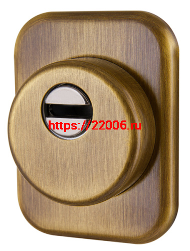 Броненакладка Armadillo (Армадилло) на ЦМ квадрат (от вырывания, 25 мм) ET/ATC-Protector 1-25(SQ) AB-77 Бронза