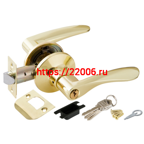 Ручка Punto (Пунто) защелка DK620 PB-ET (6020 PB-E) (кл./фик.) золото