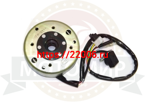 Зажигание 4х т GY6-125/150 в сборе с маховиком 10+1 катушек (1803103) фото 2