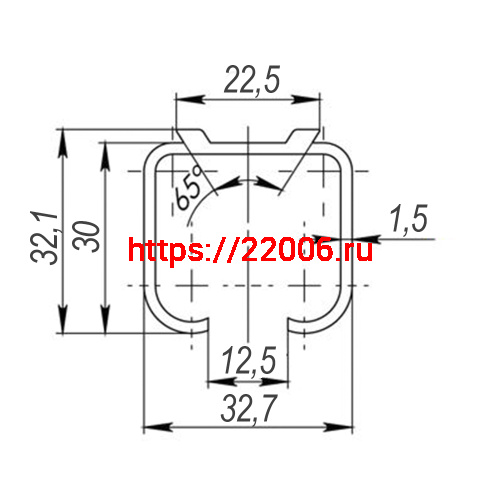 Верхняя Punto (Пунто) направляющая Soft LINE 45/55/1,5/2000 track (2м) фото 3 Верхняя Punto (Пунто) направляющая Soft LINE 45/55/1,5/2000 track (2м) фото 3