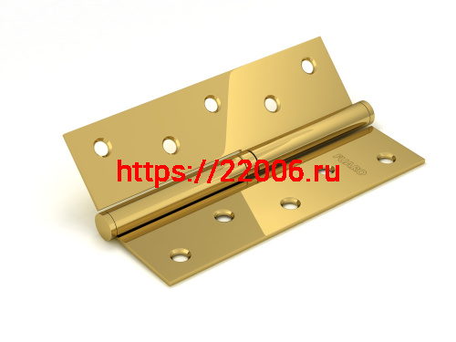 Петля Fuaro (Фуаро) съемная 413-5 125x75x2,5 PB left (латунь) левая Петля Fuaro (Фуаро) съемная 413-5 125x75x2,5 PB left (латунь) левая